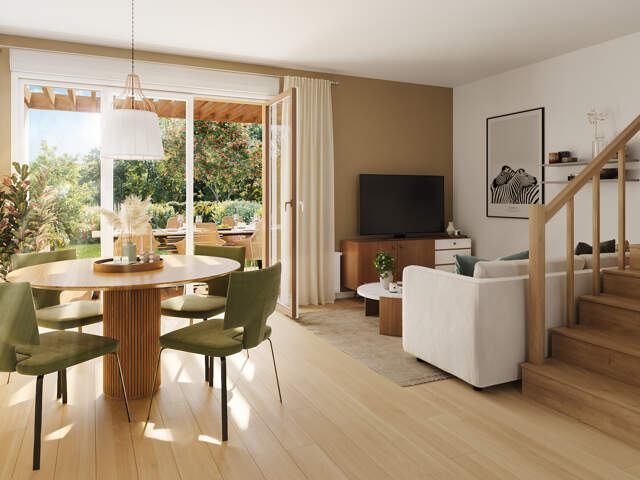 *- Superbe T3 en duplex de 60m² à Cogolin — photo du bien