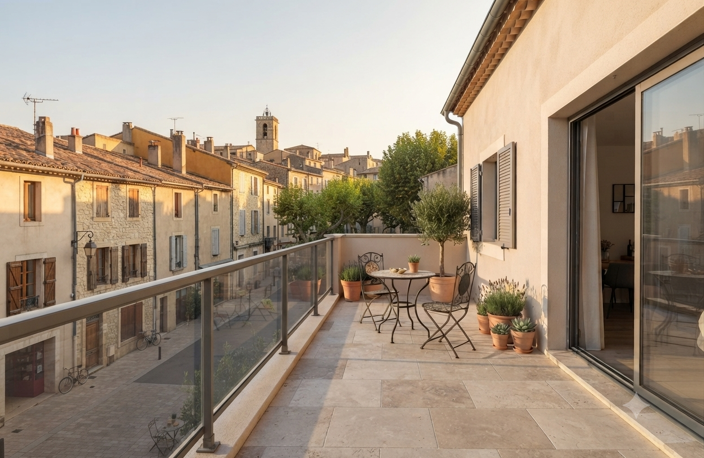-Superbe appartement traversant de 75 m² avec double terrasse, en dernier étage avec ascenseur — photo 2