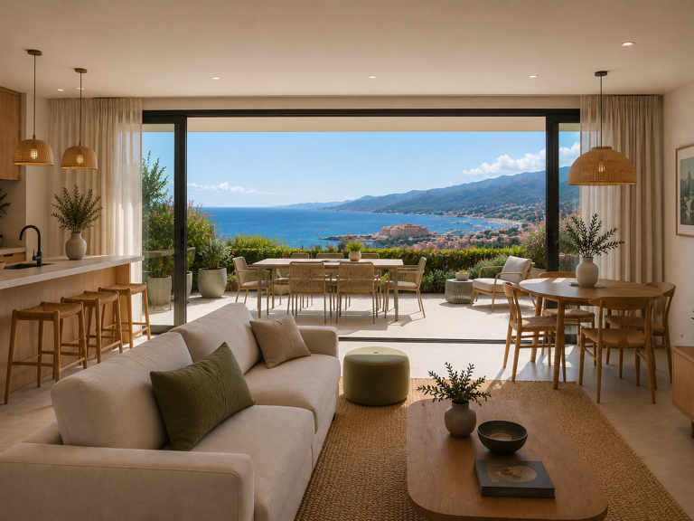 * -VUE MER - SUPERBE T3 AVEC GRANDE TERRASSE DANS RÉSIDENCE AVEC PISCINE — photo 1