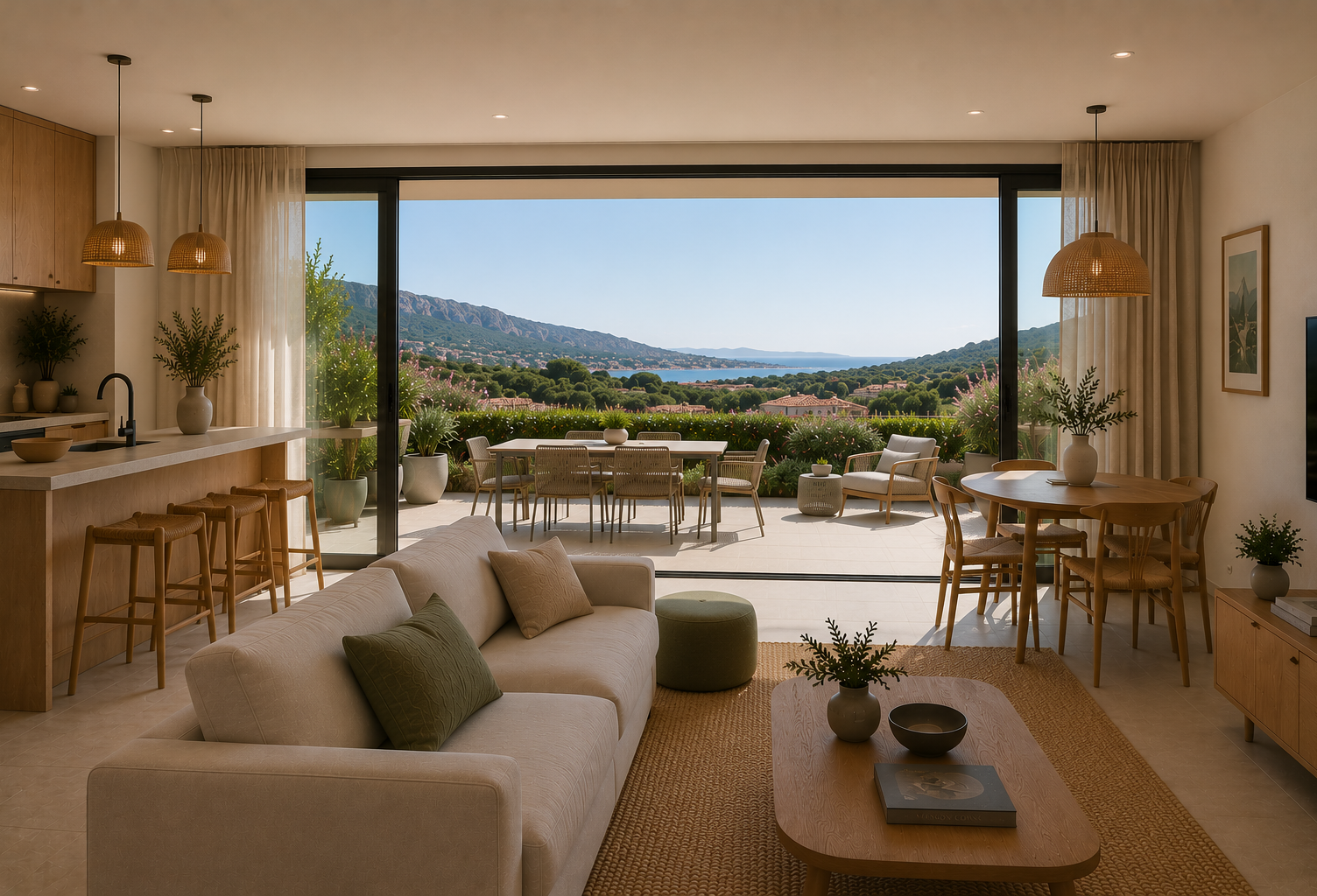 * -SUPERBE T5 DUPLEX APERCU AVEC GRANDE TERRASSE DANS RÉSIDENCE AVEC PISCINE — photo 1