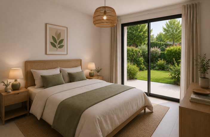 - BEAU T3 AVEC BELLE TERRASSE A PUGET SUR ARGENS DANS UN ILOT DE VERDURE — photo 2