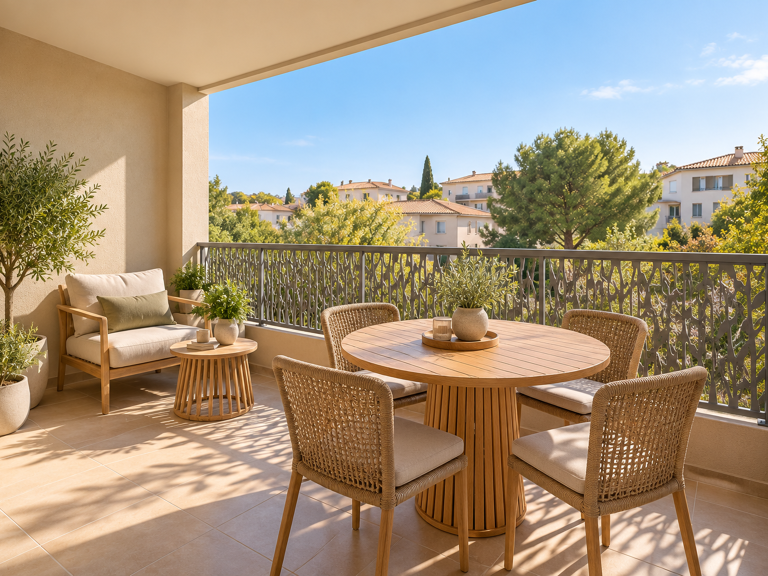 DRAGUIGNAN – T3 NEUF AVEC TERRASSE COUVERTE ET EXPOSITION SUD-EST - 234 000€ — photo 1