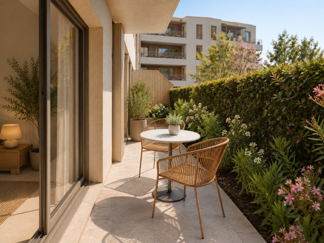 FRÉJUS PLAGE – GRAND T3 AVEC TERRASSE, À 5 MINUTES DES PLAGES — photo du bien