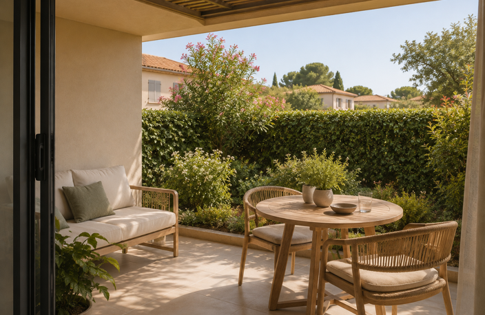 SPACIEUX T2 DE 46 M² AVEC TERRASSE ET PARKING AU CALME PROCHE DE TOUS COMMERCES — photo 2