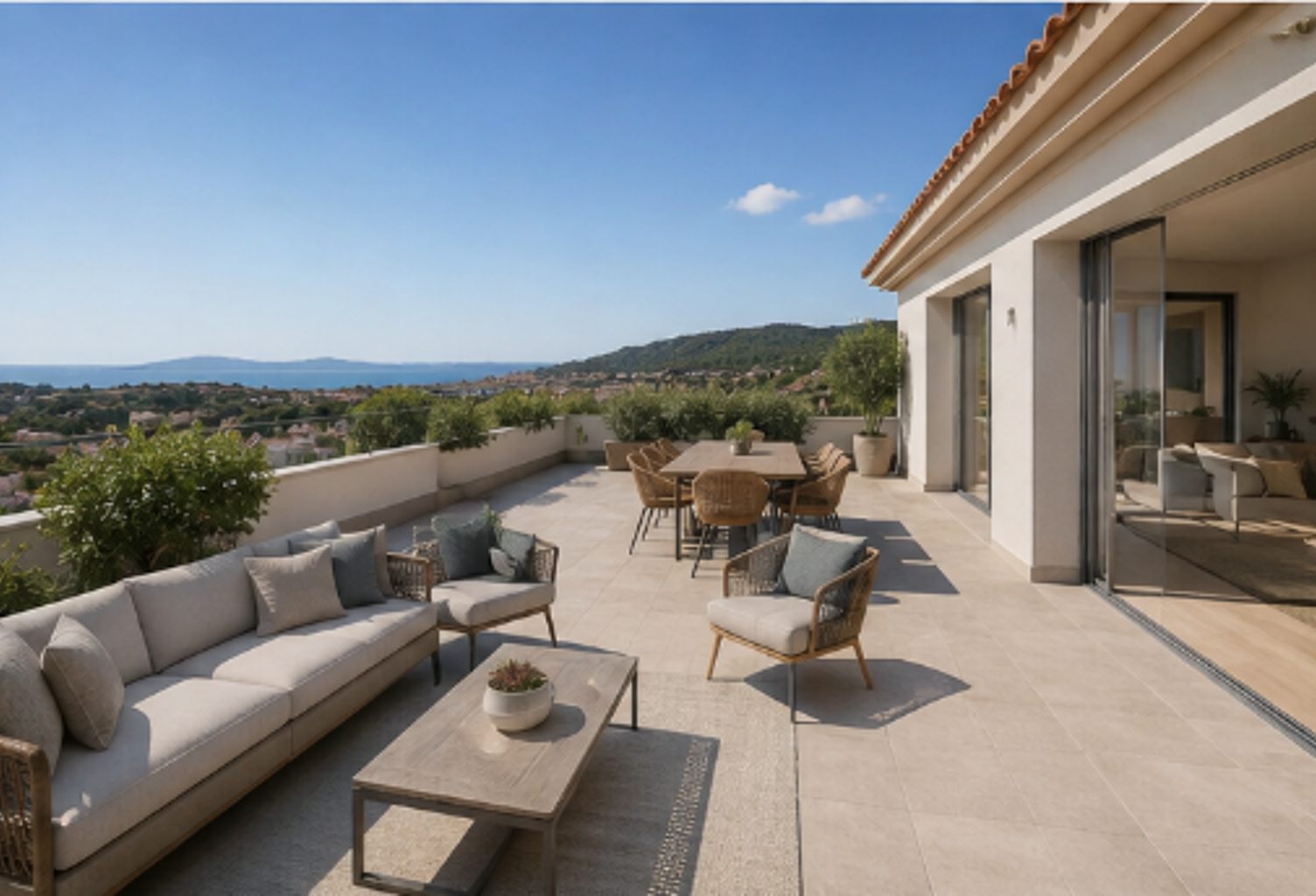 SAINTE-MAXIME – ROOFTOP VUE MER — photo 1