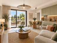 BELLE VUE DÉGAGÉE POUR CE T2 DANS RESIDENCE AVEC PISCINE — photo 2
