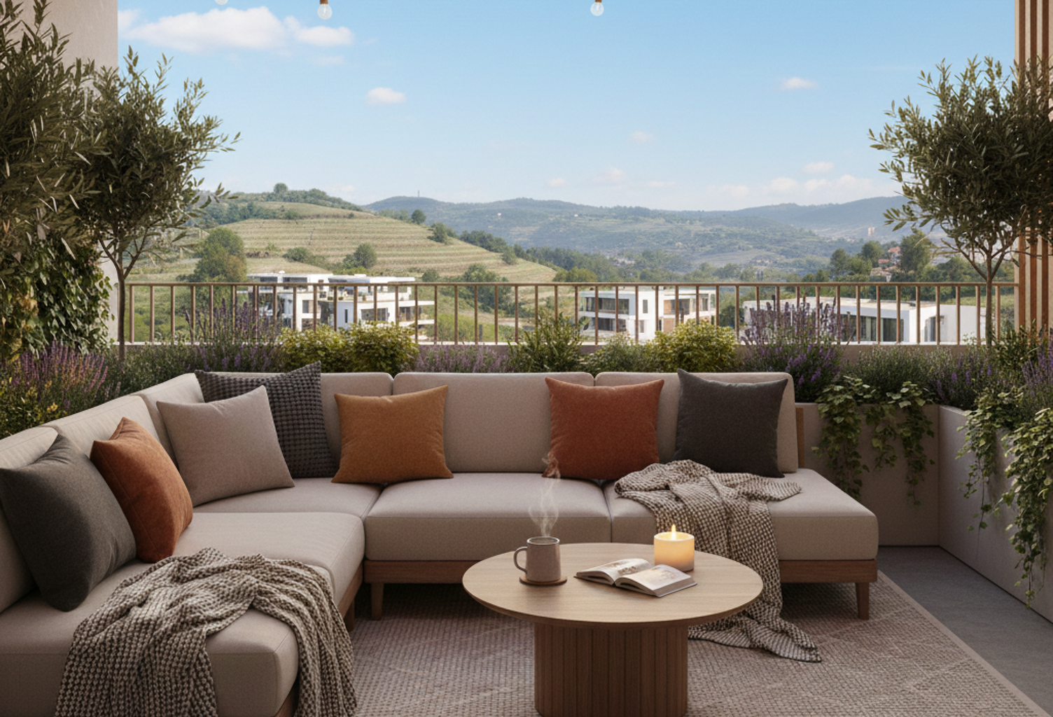 *-VUE COLLINE SANS VIS-A-VIS, MAGNIFIQUE APPARTEMENT T4 DE 82 M² AVEC TERRASSE — photo 1