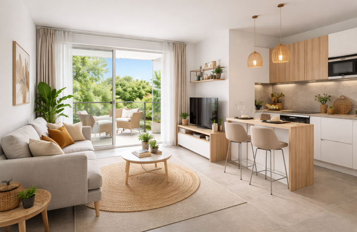 BEAU T2 DERNIER ETAGE AVEC TERRASSE & PARKING, PROCHE SAINTE-MUSSE — photo 2