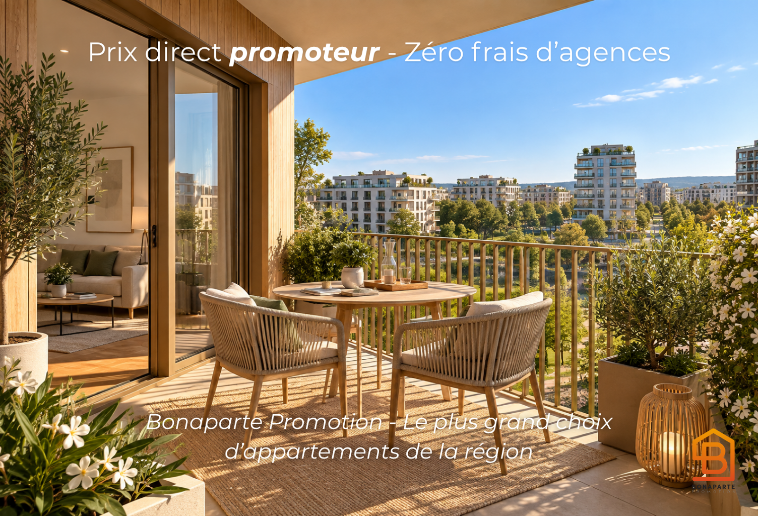 MONTPELLIER PORT MARIANNE – SUPERBE T2 EN ÉTAGE ÉLEVÉ AVEC TERRASSE — photo 1