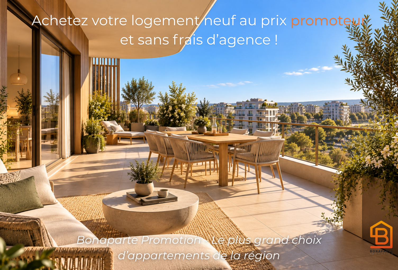 PORT MARIANNE – SUPERBE T3 AU 7? ÉTAGE AVEC 40 M² DE TERRASSES ! — photo 1
