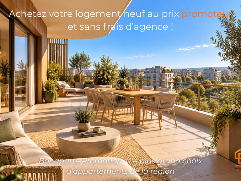 PORT MARIANNE – SUPERBE T3 AU 7? ÉTAGE AVEC 40 M² DE TERRASSES ! — photo 1