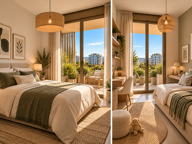 PORT MARIANNE – SUPERBE T3 AU 7? ÉTAGE AVEC 40 M² DE TERRASSES ! — photo 3