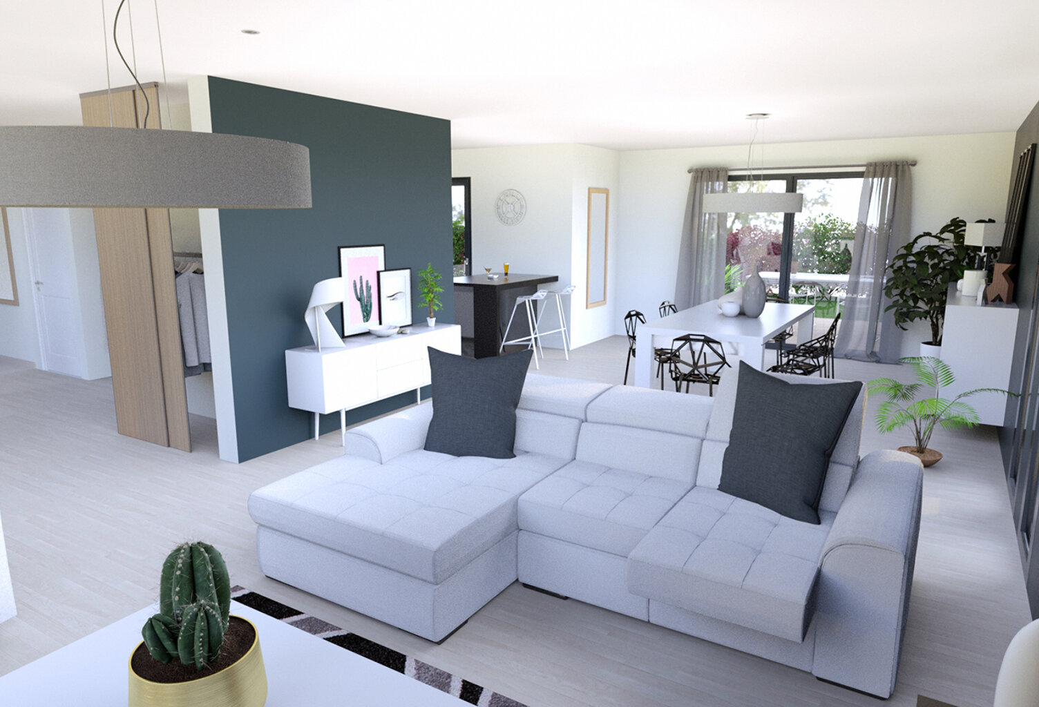 T3 de 65 m² avec terrasse  - CENTRE VILLE ARGENTEUIL  — photo 1