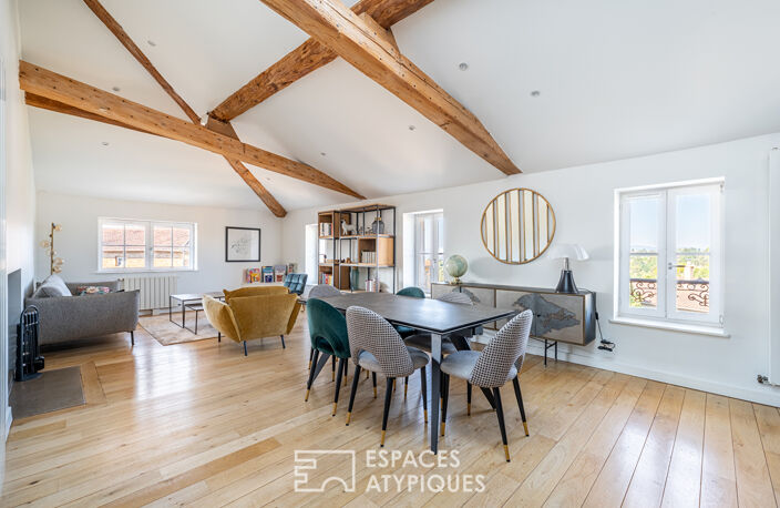 Dernier étage en duplex rénové à Saint Cyr Au Mont d'Or — photo 2