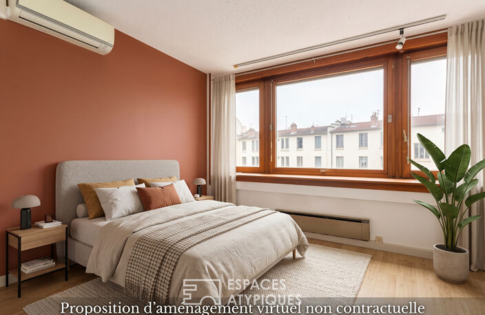 Appartement en plateau à aménagé en dernier étage avec place de stationnement — photo 3