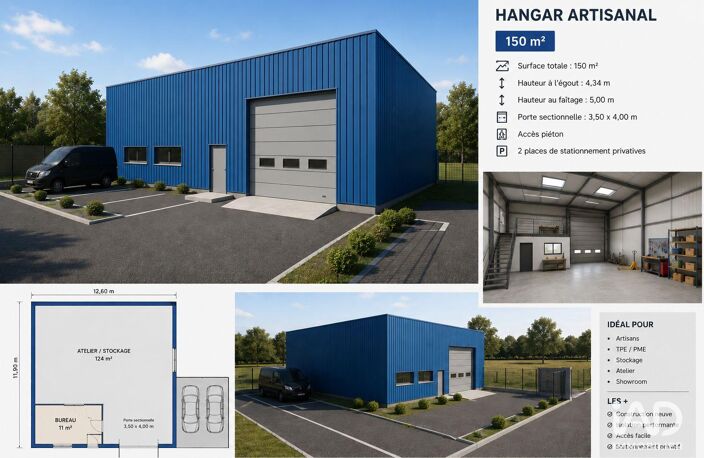 Vente Murs commerciaux 151 m&sup2; — photo 2