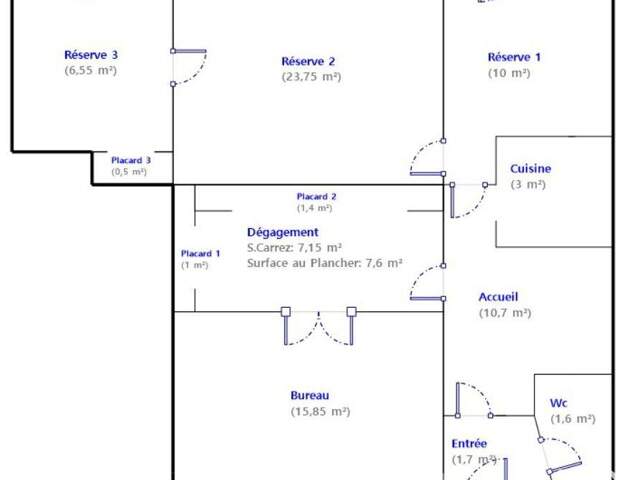 Location Local d'activités 83 m&sup2; — photo du bien