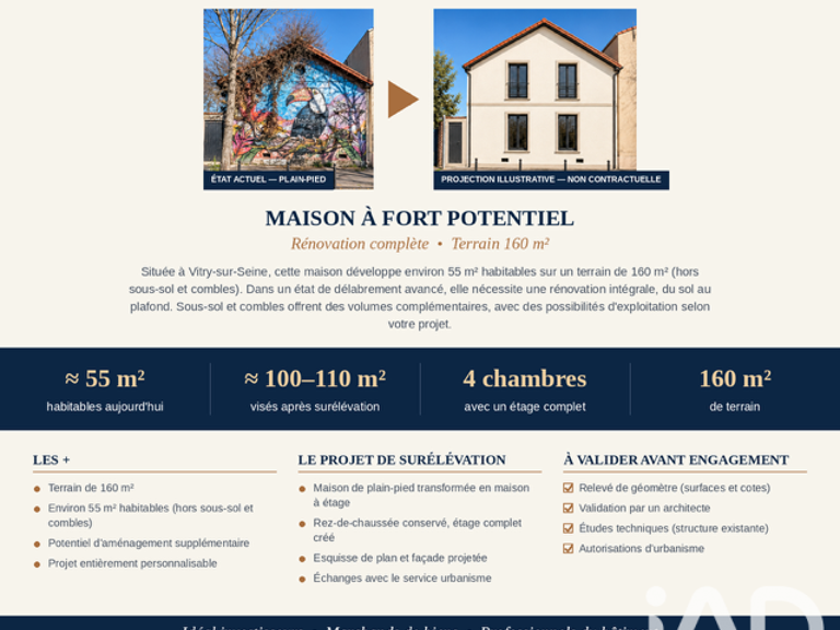 Vente Maison traditionnelle 4 pièces — photo 1