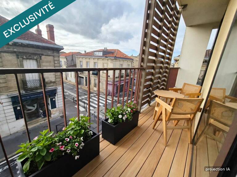 Bordeaux Nansouty, Grand T2, balcon plein ouest — photo 1