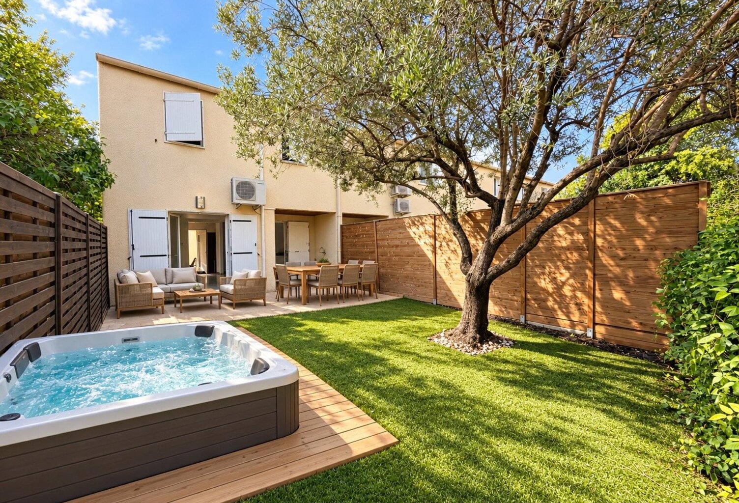 Villa 3 chambres, terrasse jardin, garage, place de parking — photo 1