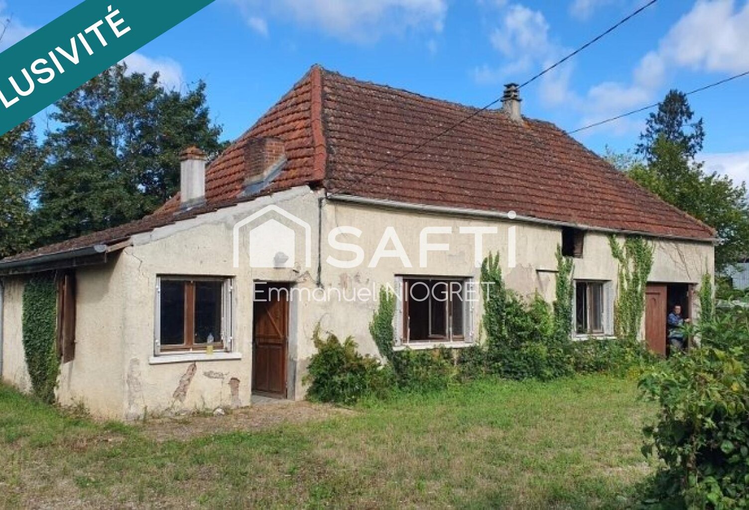 Longère de 76 m² à rénover sur 800 m² de terrain — photo 1