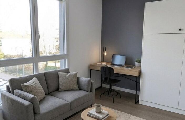 Studio 26 m² avec balcon et place de parking — photo 4