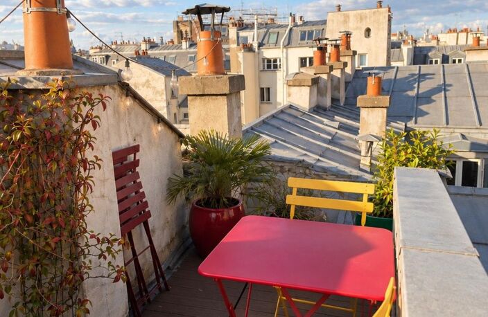 T2 coup de cœur avec terrasse et vue, Paris 3e — photo 2