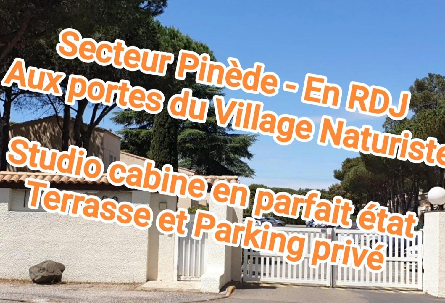 Appartement climatisé en RDJ - Terrasse - Piscine — photo 1