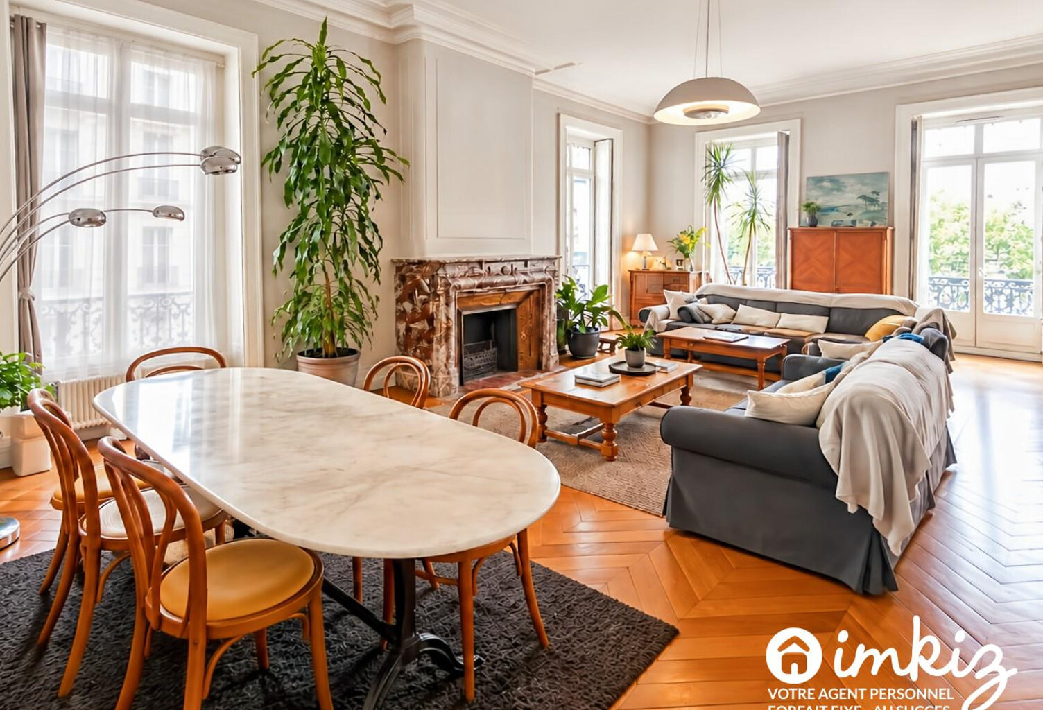 Proche place Carnot : 4 pièces 112m², 2 balcon — photo 1