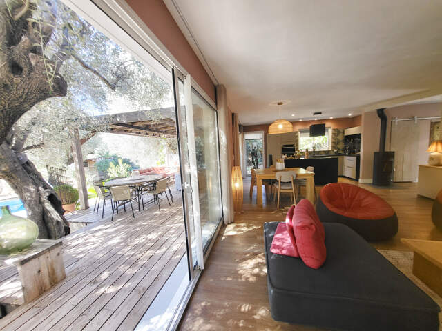 OLLIOULES - Maison bioclimatique neuve 175 m2 - Piscine - Te — photo du bien