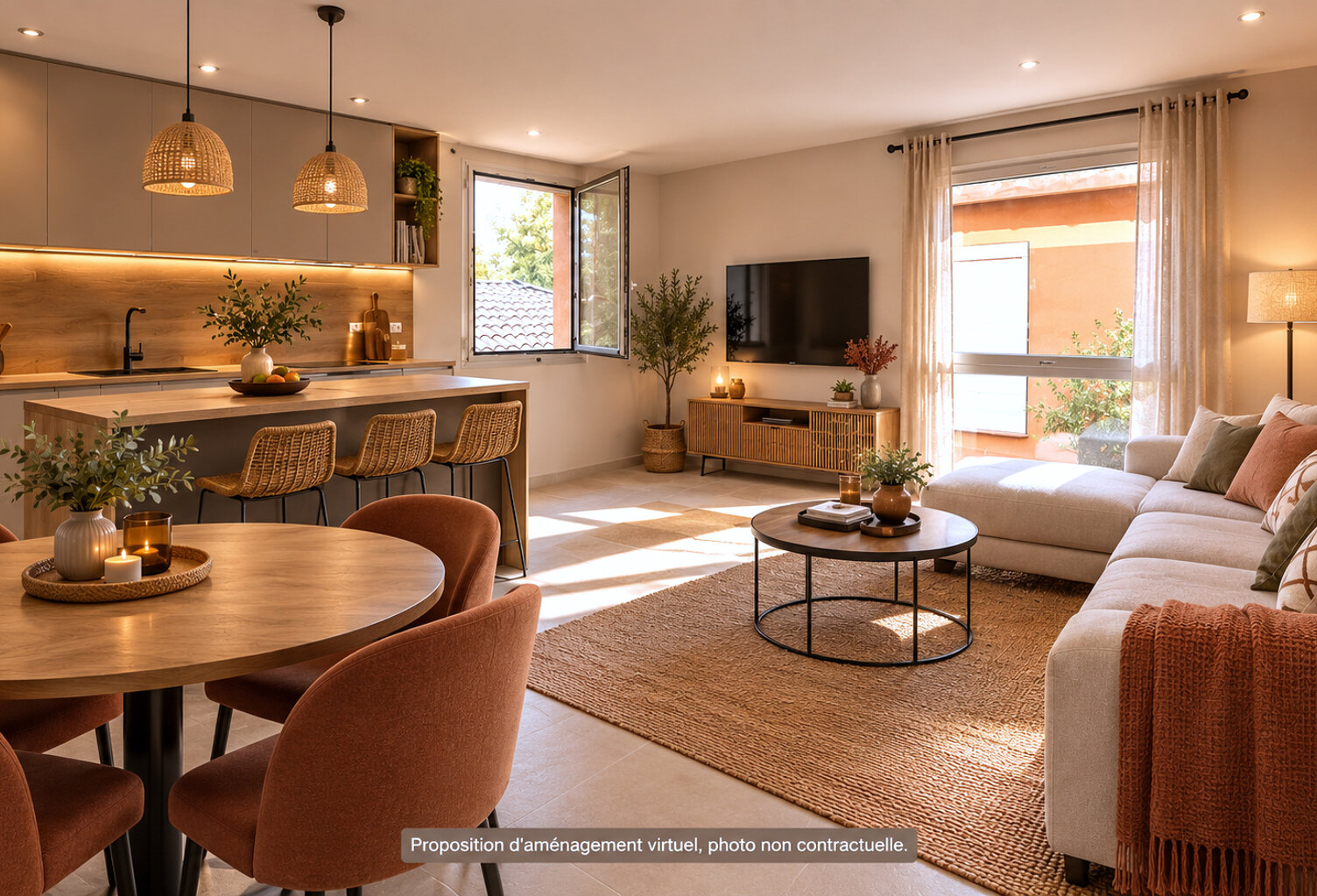 Appartement Meyreuil 3 pièces de 62 m2 — photo 1