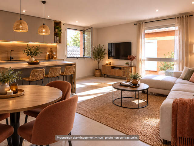 Appartement Meyreuil 3 pièces de 62 m2 — photo du bien