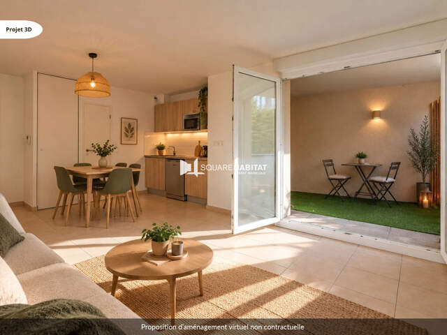 Appartement Lyon 2 pièce(s) 44 m2 — photo du bien