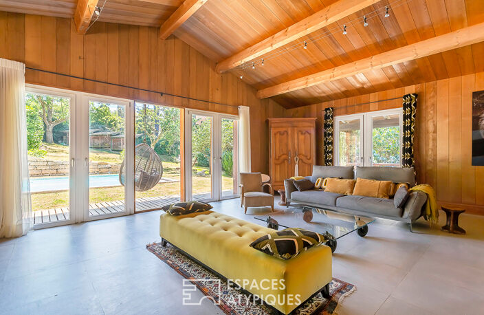 Maison chalet sur les hauteurs de Limonest, avec piscine — photo 5