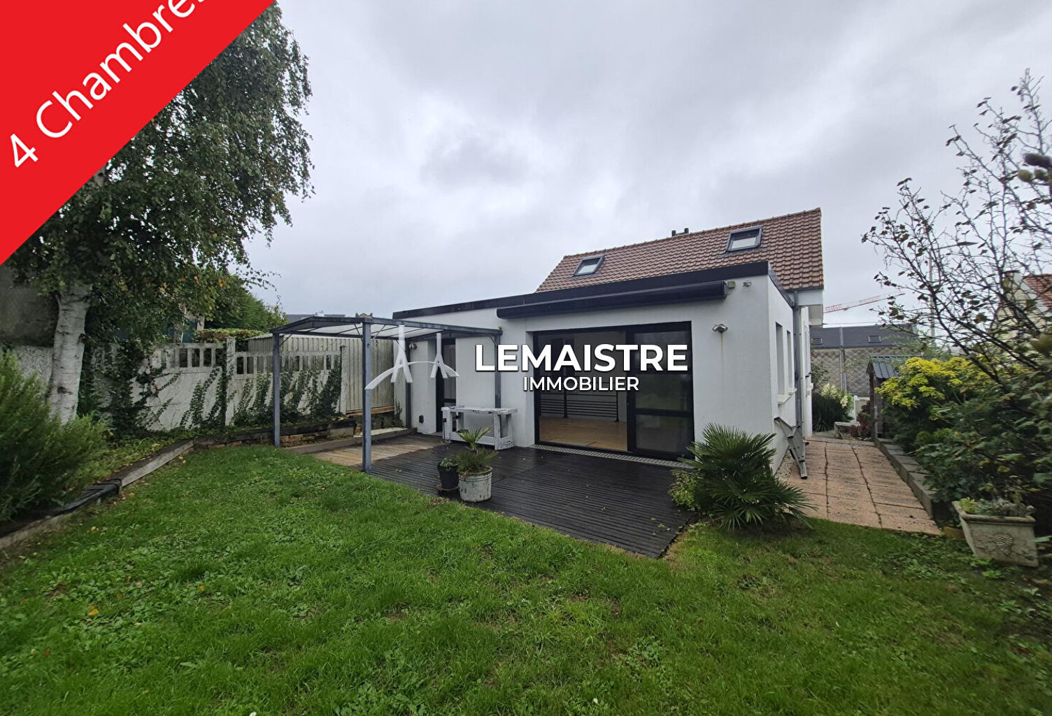Maison à vendre - LE HAVRE - Mare au Clerc Patinoire - 98.3m² - 4 chambres - Jardin — photo 1