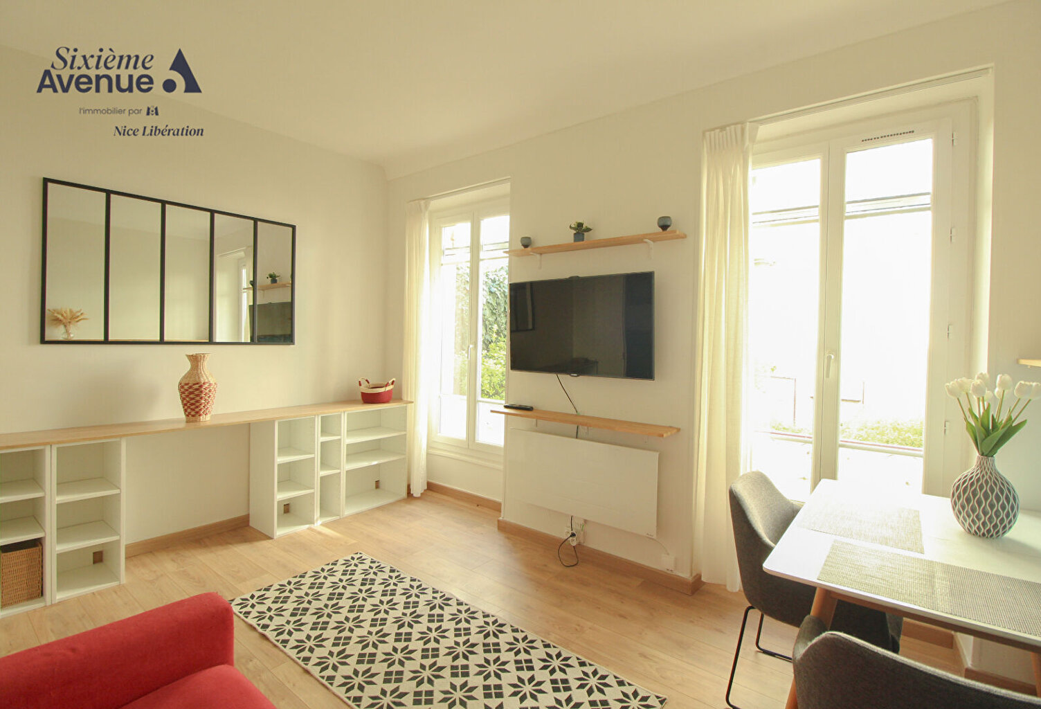 Nice Libération 2 pièces 41.1 m2 terrasse - meublé — photo 1