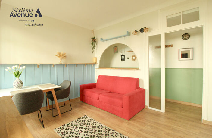 Nice Libération 2 pièces 41.1 m2 terrasse - meublé — photo 4