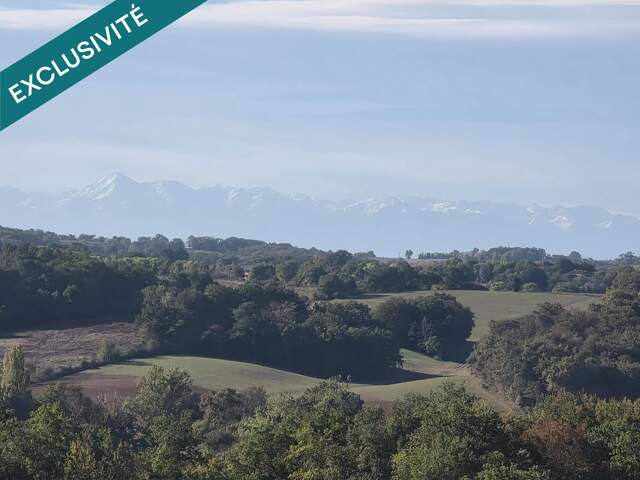 Terrain à bâtir - Vue panoramique sur les Pyrénées — photo du bien
