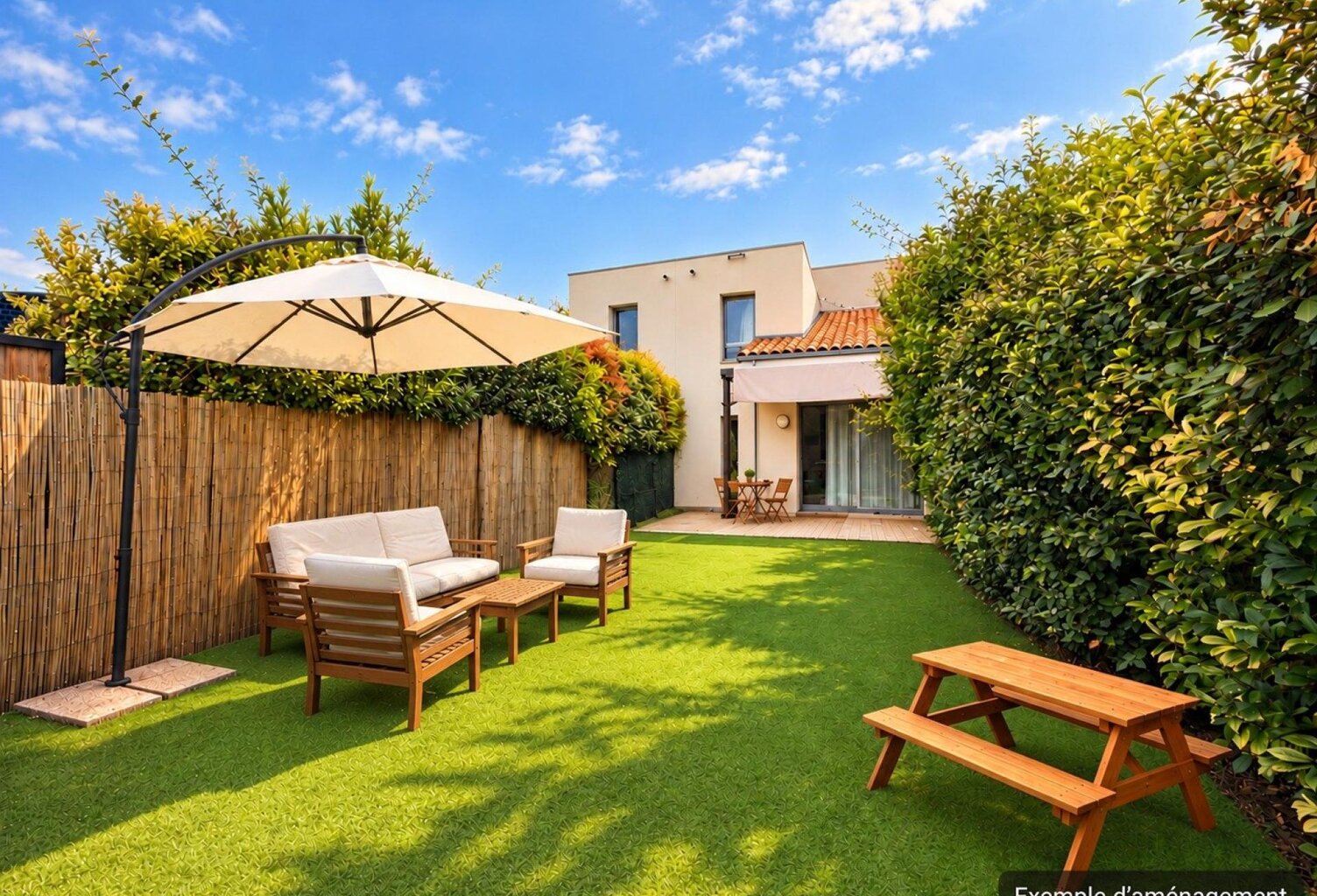 Villa T4 Lumineuse, jardin intime, place de parking et grand garage — photo 1