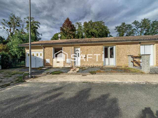 Maison de plain-pied 70m2, jardin 398m2 — photo du bien