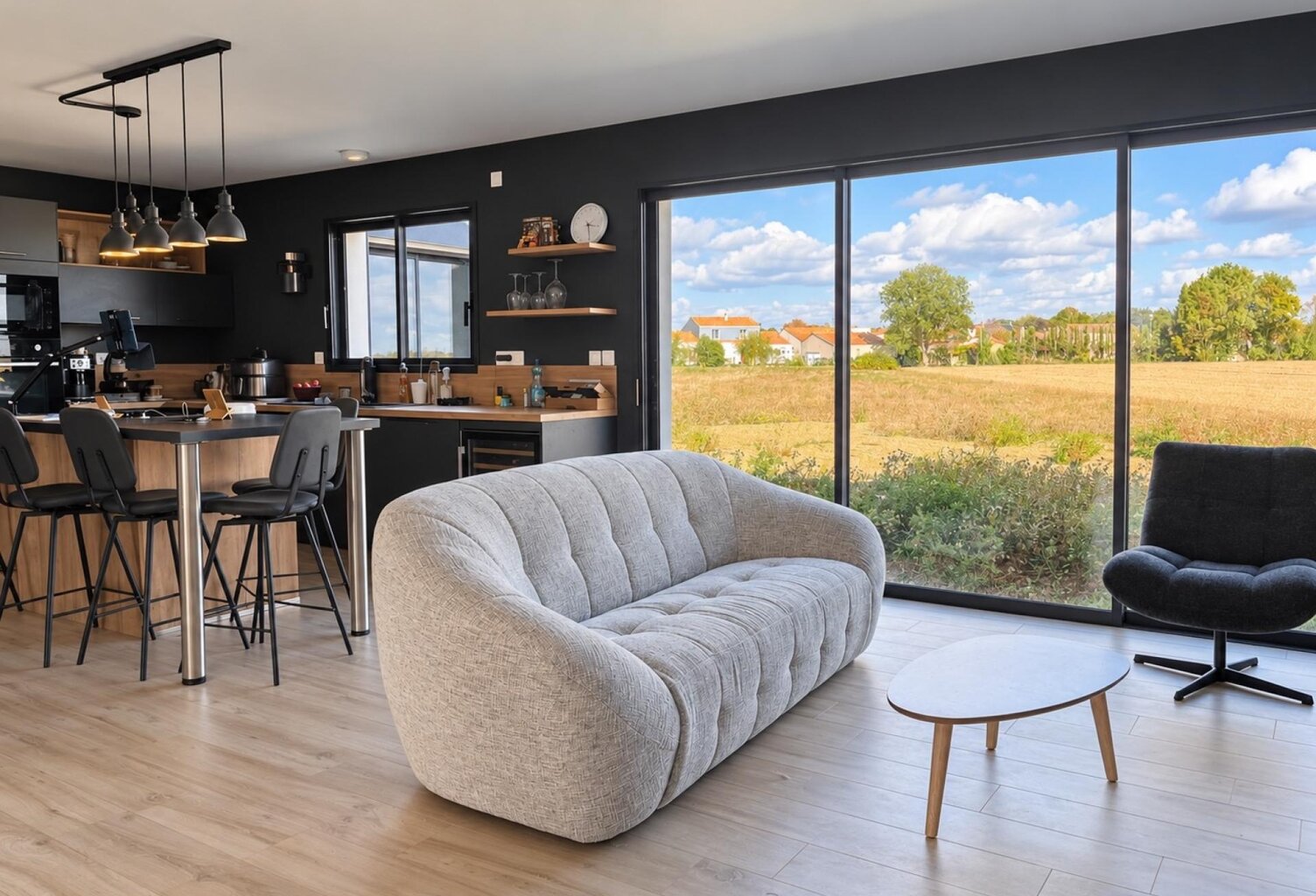Maison neuve de plain-pied, 4 chambres, garage — photo 1