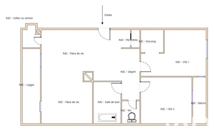 Vente Appartement 3 pièces — photo 3