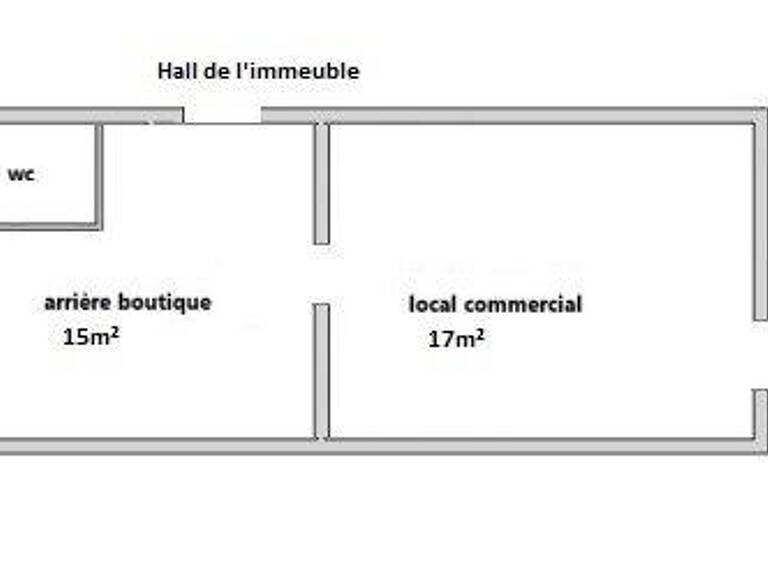 Vente Boutique/Local commercial 32 m&sup2; — photo 1