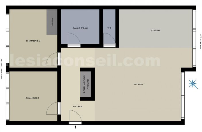 4 PIÈCES 70 m2 quartier ALESIA / TOLBIAC — photo 2