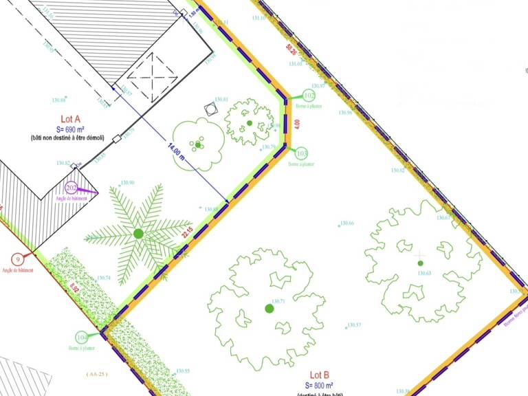 Vente Terrain 800 m&sup2; — photo 1