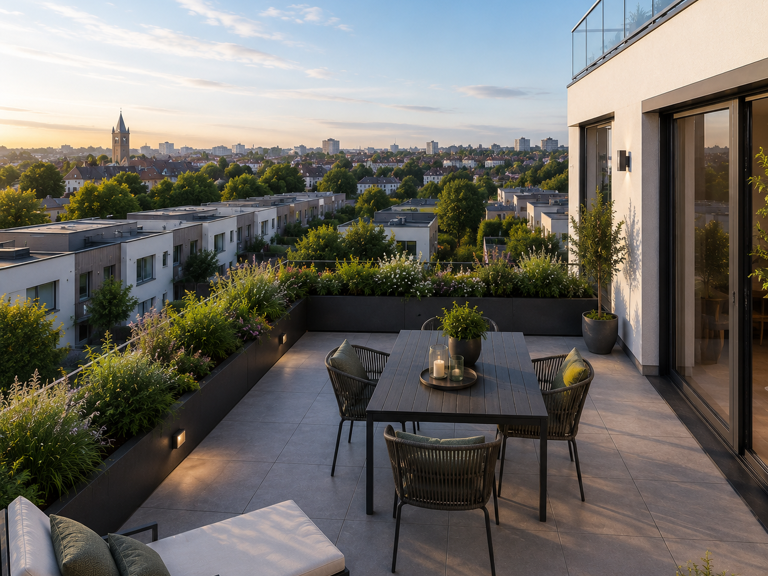 T3 + Terrasse 32m2 Vue Dégagée sur Metz Proche Gare  — photo 1