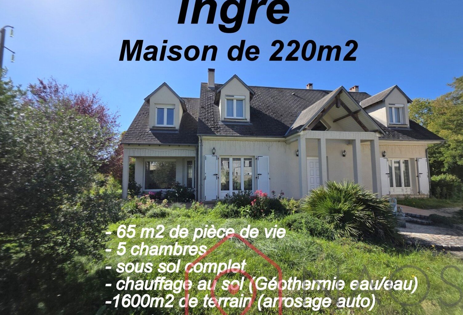 Ingré maison atypique d'architecte 203m2 sur 1600m2 — photo 1