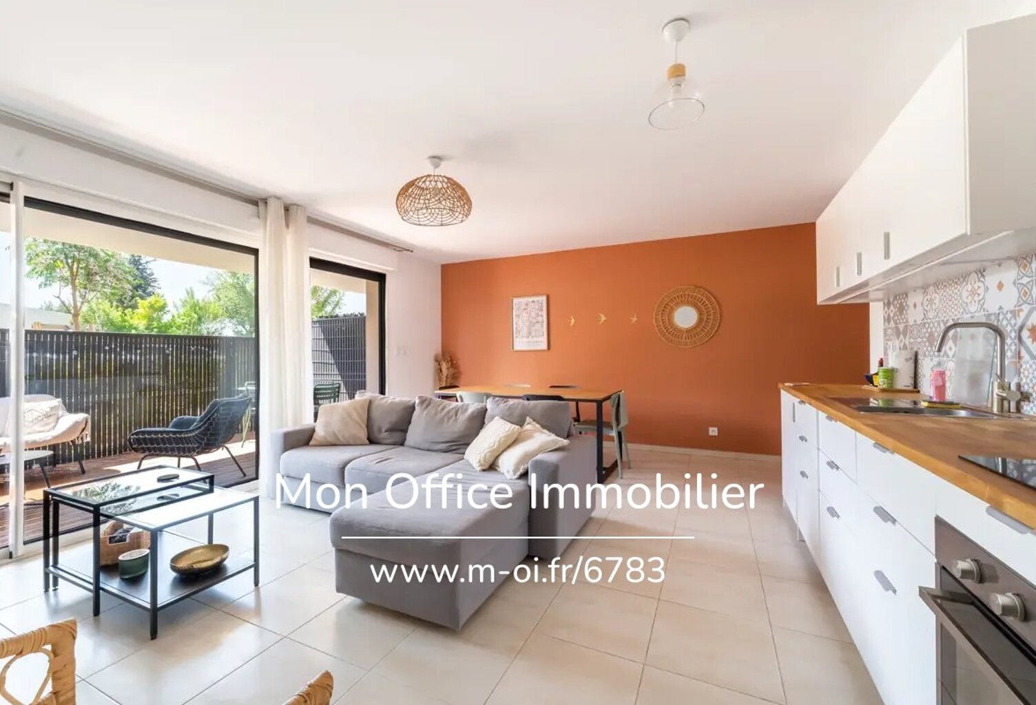 Référence : 6783-BMA. - Appartement 3 pièces avec terrasses et stationnements — photo 1