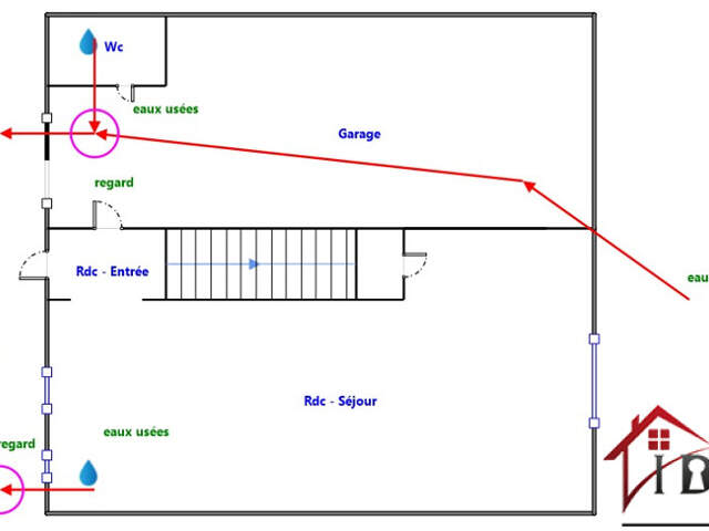 Maison de village de 105 m2   4 chambres et terrain de 962 m — photo du bien