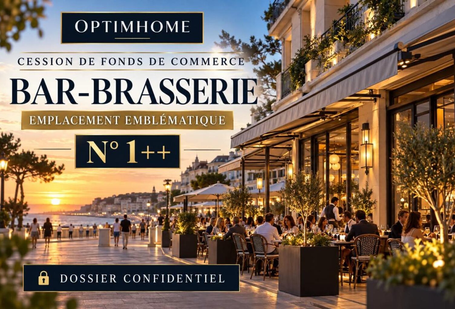 OPPORTUNITÉ RARE DE REPRISE D’UN ÉTABLISSEMENT EMBLÉMATIQUE - Fonds de commerce - LA BAULE ESCOUBLAC (44) — photo 1